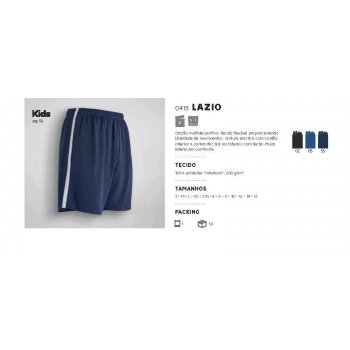 CALÇÕES LAZIO CRIANÇA -...