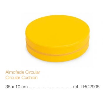 ALMOFADA CIRCULAR COM 35X10CM