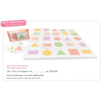 JOGO FIGURAS GEOMÉTRICAS...